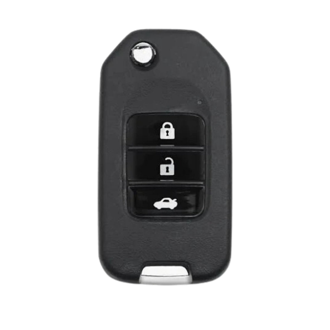 Case for Acura Integra, TLX, ILX, RLX, TSX, RL, CL, TL, Legend, Vigor, NSX, RDX, MDX, ZDX, SLX, EL, CSX, RSX Flip Key 3 Buttons - Kapzy