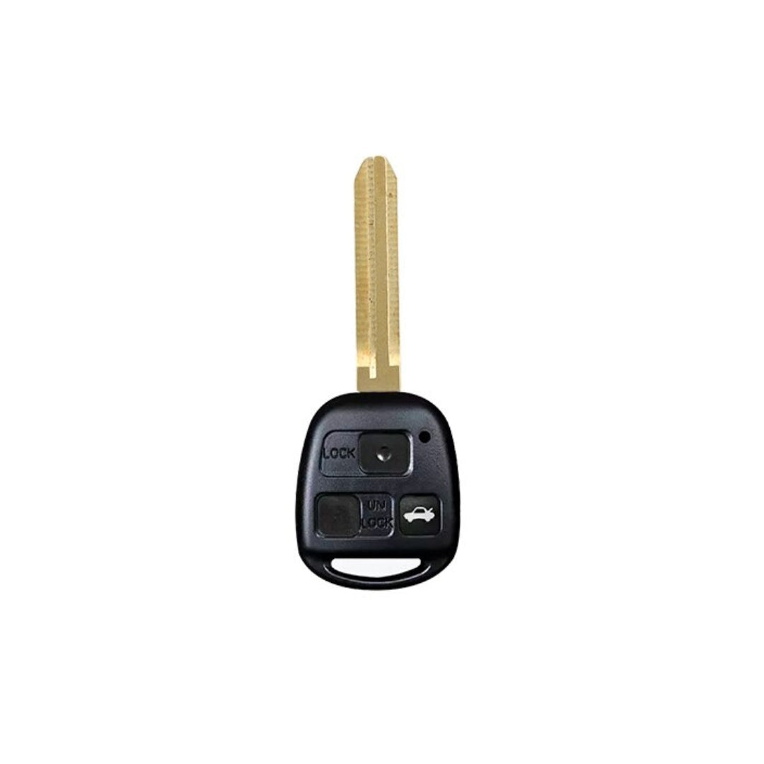 Case for Toyota Land Cruiser, YARIS, CAMRY, RAV4, Corolla, Prado, Tarago, Avensis FJ (3 Buttons) - Kapzy