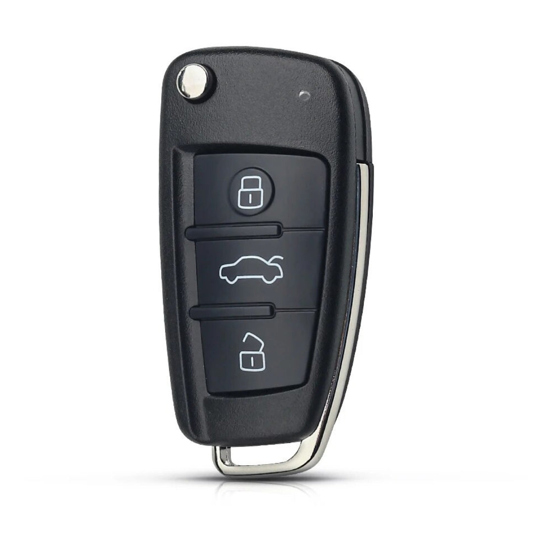 Case for Audi A1, A3, A4, A5, B6, B7, A6, A7, C5, C6, 4F, Q3, Q5, Q7, Q8, TT, S3, S4, S6, RS Flip Key - Kapzy