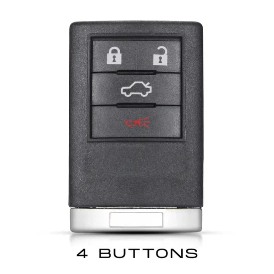 Case for Cadillac CTS ATS 28T CTSV XTS DTS SLS SRX XLS STS Escalade (4 Buttons) - Kapzy