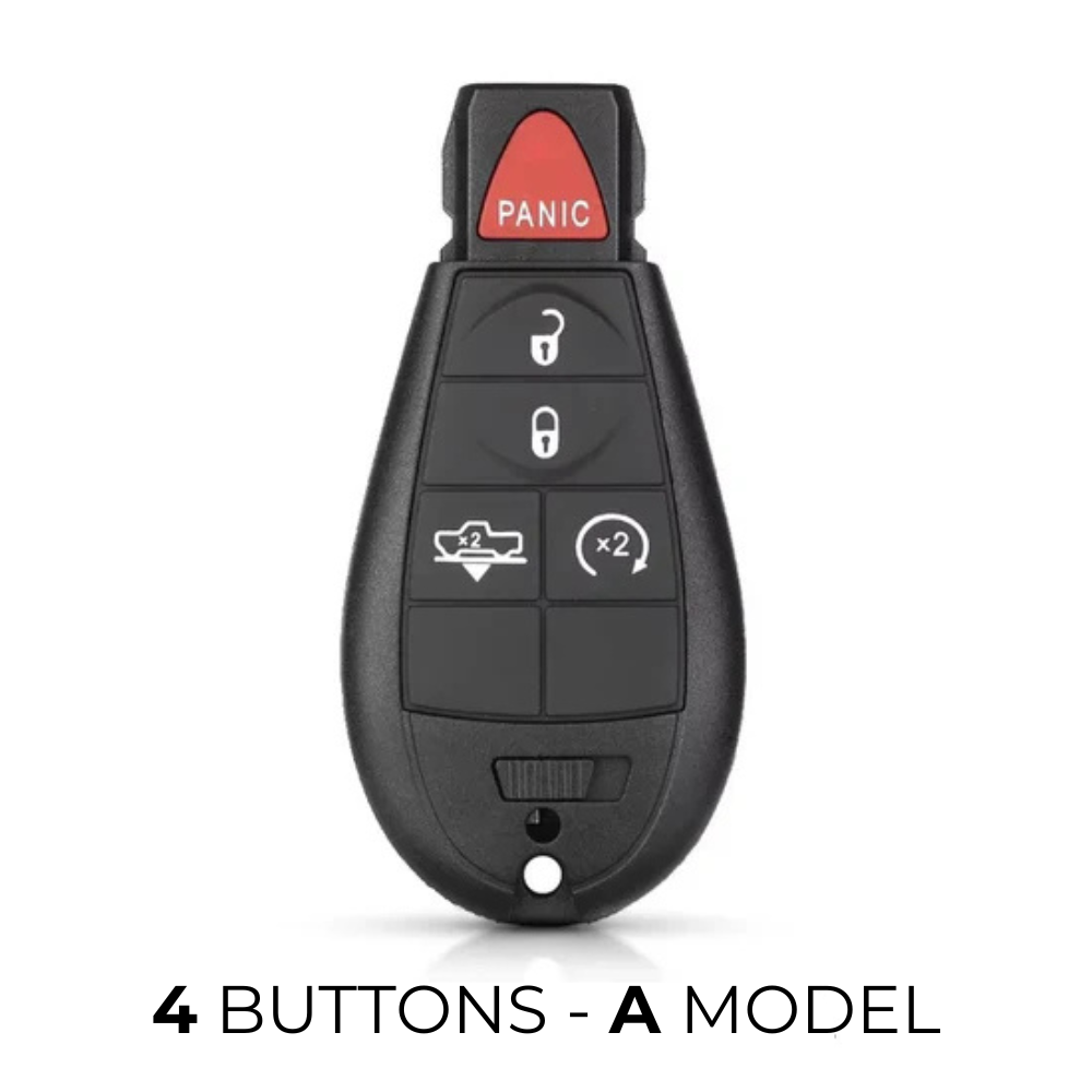 Case for Jeep, Chrysler, Dodge and RAM (4 Buttons - A Model) - Kapzy