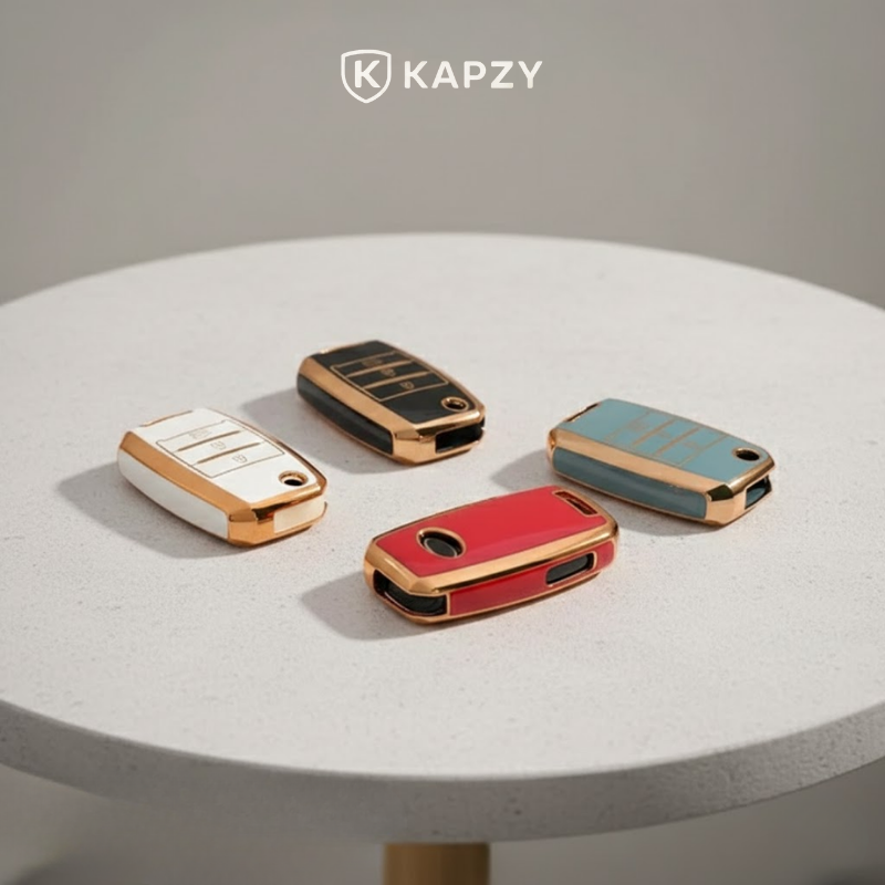 Case for KIA Rio, Sorento, Sportage, Soul, Picanto, Optima, Stinger, Cerato, Flip Key - Kapzy