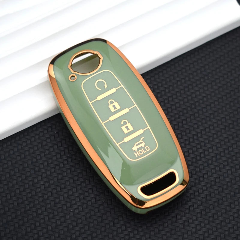 Case For Nissan X-trail T33 J12 Altima Ariya 2022 2023 Smart Key 4 Buttons (Trunk Button) - Kapzy