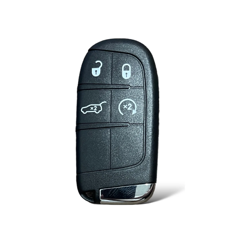 Case for Jeep Renegade, Compass, Grand Cherokee and Dodge Ram 1500, Journey and Fiat Toro, FastBack, Pulse (4 Buttons) - Kapzy