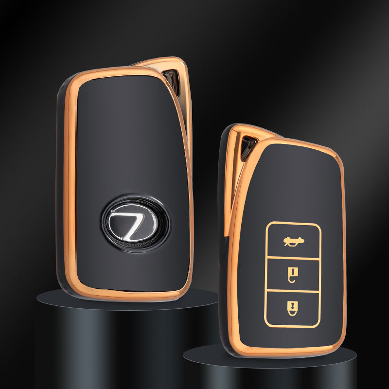 Case for Lexus NX, GS, RX, IS, ES, GX, LX, RC, 200, 250, 350, LS, 450H, 300H (3 Buttons) - Kapzy