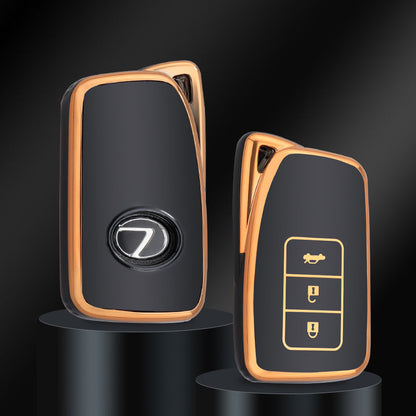 Case for Lexus NX, GS, RX, IS, ES, GX, LX, RC, 200, 250, 350, LS, 450H, 300H (3 Buttons) - Kapzy