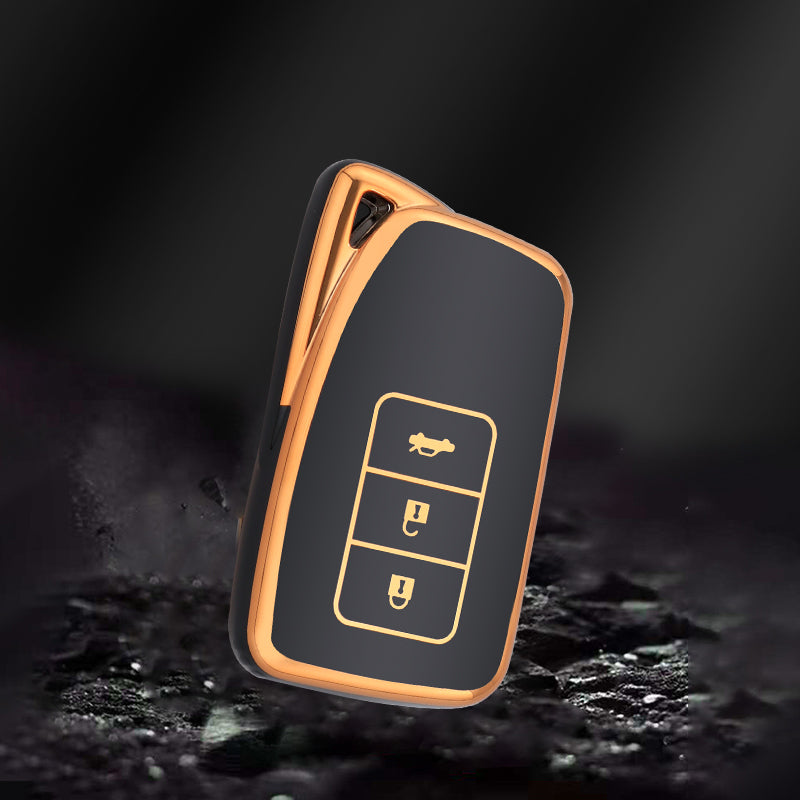 Case for Lexus NX, GS, RX, IS, ES, GX, LX, RC, 200, 250, 350, LS, 450H, 300H (3 Buttons) - Kapzy