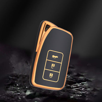 Case for Lexus NX, GS, RX, IS, ES, GX, LX, RC, 200, 250, 350, LS, 450H, 300H (3 Buttons) - Kapzy