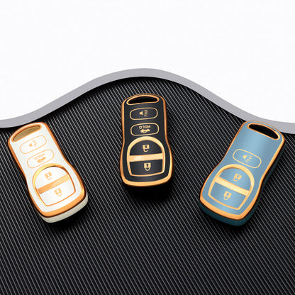Case for Infiniti QX50, QX55, QX60, QX80, Q30, Q50, Q60, Q70, QX30, EX35, EX37, FX35, FX37, FX45, FX50, M35, M37, M45, M56, G25, G35, G37, JX35, I30, I35 (3 Buttons) - Kapzy