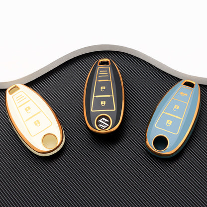 Case for Suzuki Swift, Ignis, Baleno, Vitara, Celerio, Jimny, Alto, Splash, XL7, SX4, Kizashi (Panic Button) - Kapzy