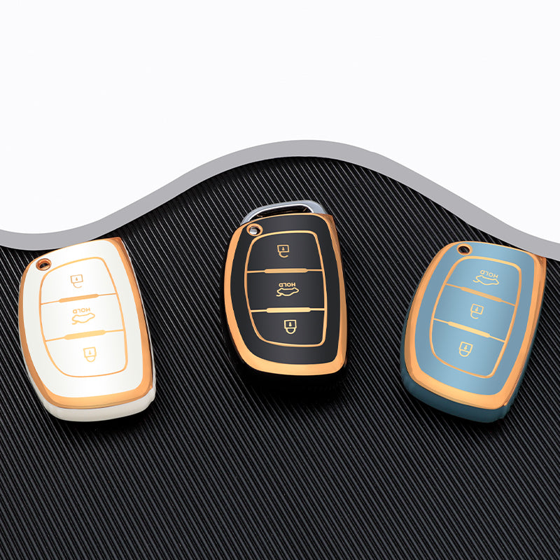 Case for Hyundai Tucson, Sonata, Santa Fe, Elantra, ix35, Hb20 Smart Key - Kapzy