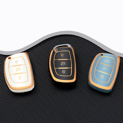 Case for Hyundai Tucson, Sonata, Santa Fe, Elantra, ix35, Hb20 Smart Key - Kapzy