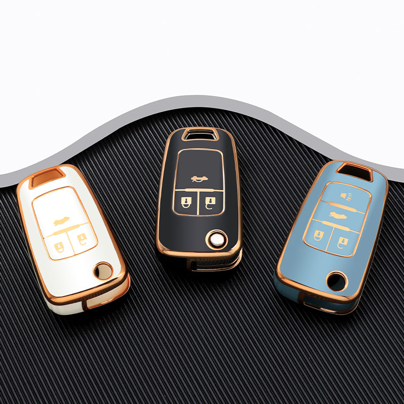Case for Opel Vauxhall, Astra J, Corsa, Insignia, Mokka (3 Buttons) - Kapzy