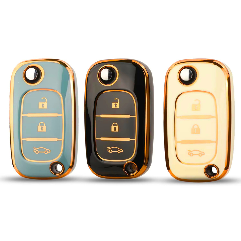 Case for Renault Fluence Clio Megane Flip Key (3 buttons) - Kapzy