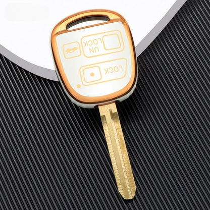 Case for Toyota Land Cruiser, YARIS, CAMRY, RAV4, Corolla, Prado, Tarago, Avensis FJ (3 Buttons) - Kapzy
