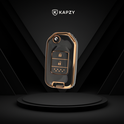 Case for Acura Integra, TLX, ILX, RLX, TSX, RL, CL, TL, Legend, Vigor, NSX, RDX, MDX, ZDX, SLX, EL, CSX, RSX Flip Key 2 Buttons - Kapzy