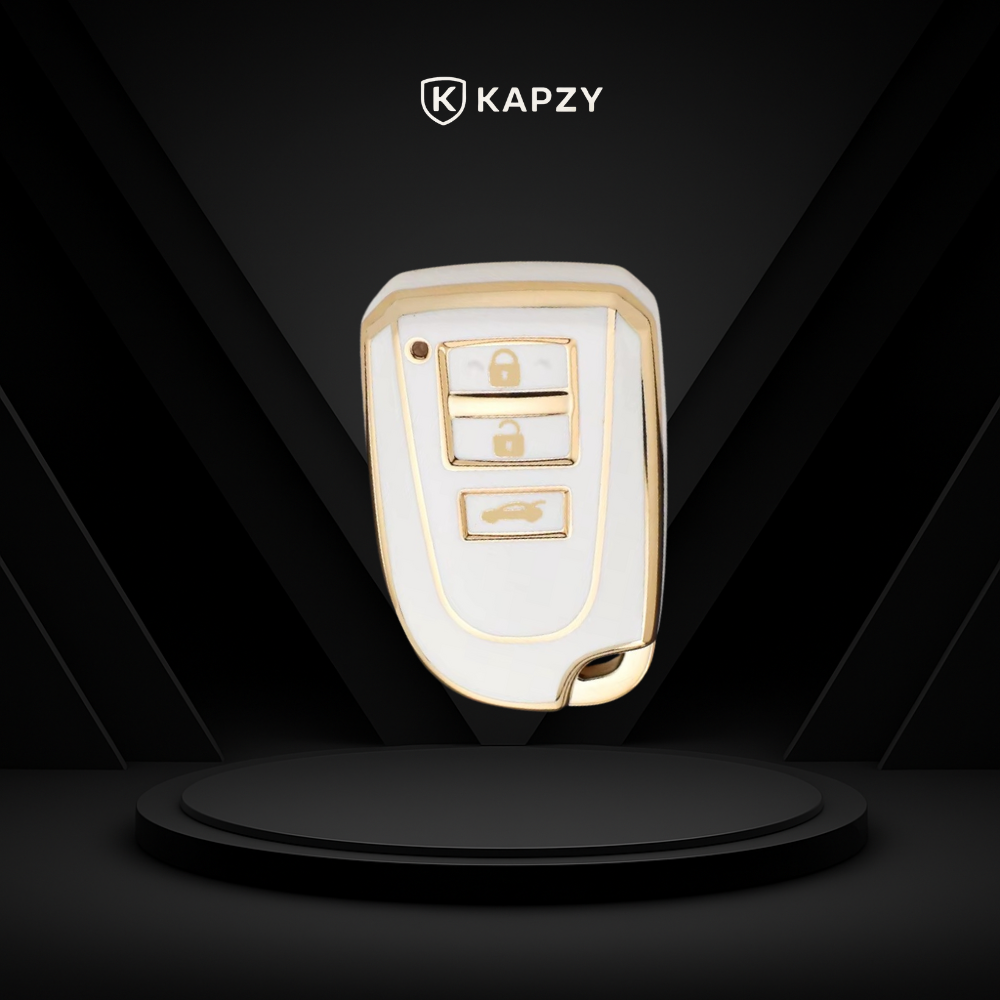 Case for Toyota Yaris, Corolla, RAV4, SW4, Hilux, 3 Buttons - Kapzy