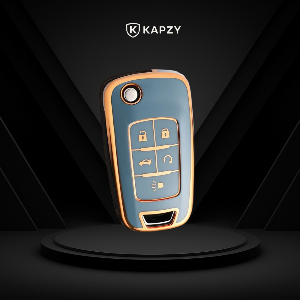 Case for Chevrolet Cruze, Tracker, Onix, S10, Malibu, Captiva, Cobalt, Prisma, Sonic (5 Buttons)