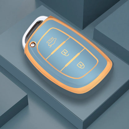 Case for Hyundai Tucson, Sonata, Santa Fe, Elantra, ix35, Hb20 Smart Key - Kapzy