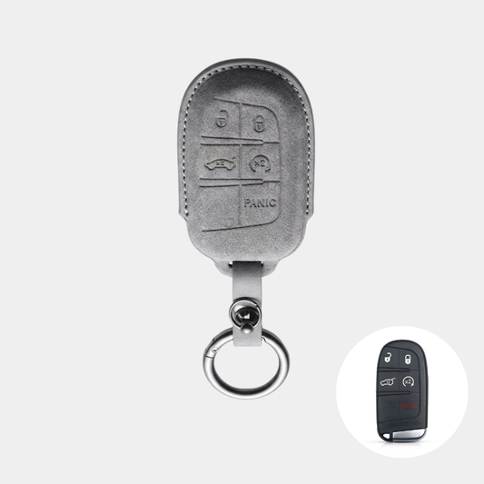 Case Suede Collection for Fiat e Jeep Smart Key 5 Buttons - Kapzy