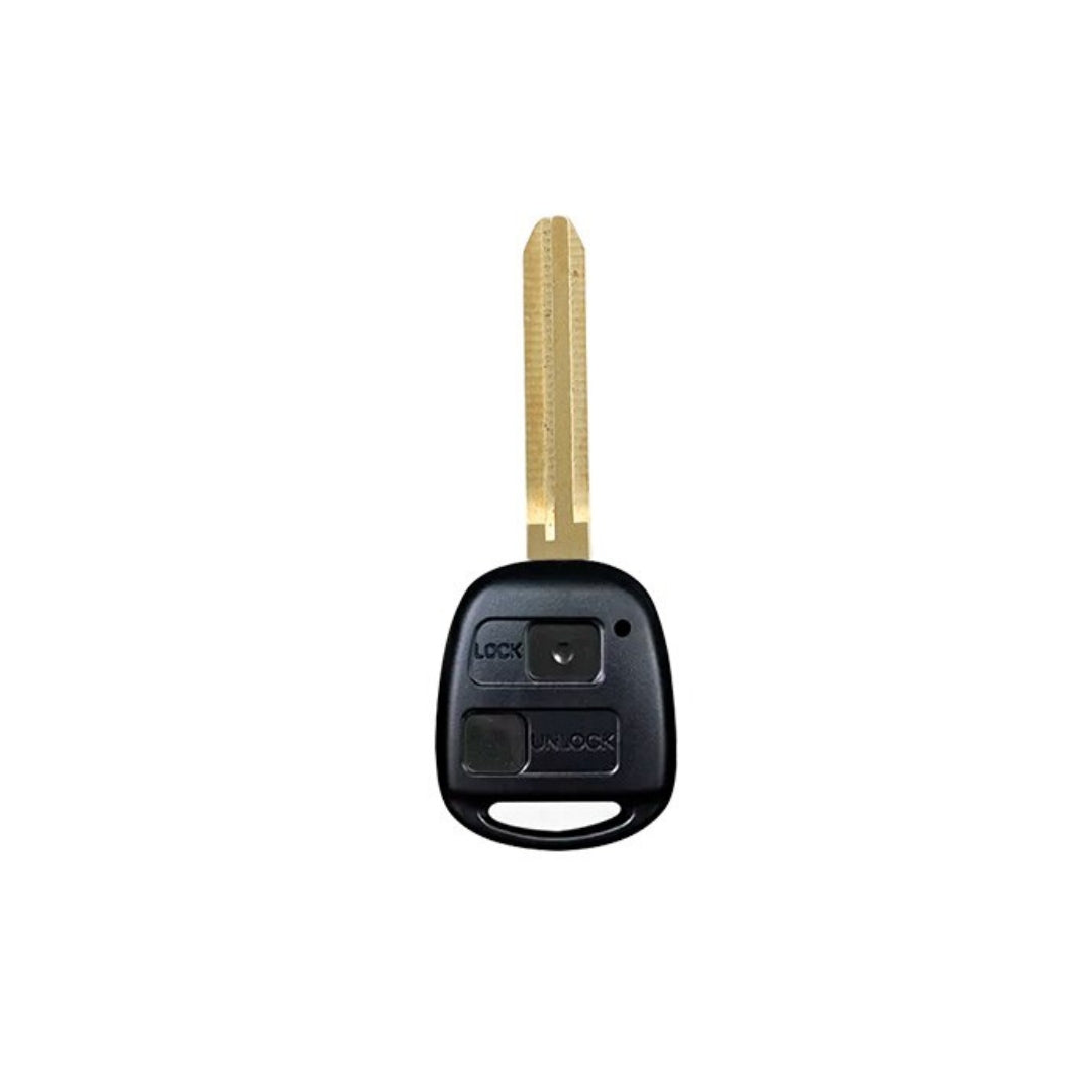 Case for Toyota Land Cruiser, YARIS, CAMRY, RAV4, Corolla, Prado, Tarago, Avensis (2 buttons) - Kapzy