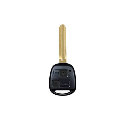 Case for Toyota Land Cruiser, YARIS, CAMRY, RAV4, Corolla, Prado, Tarago, Avensis (2 buttons) - Kapzy