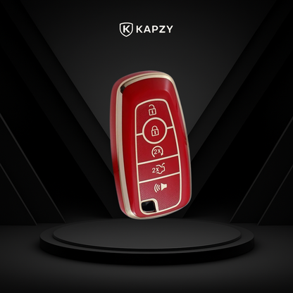 Case for Ford Edge, Focus, Fusion, Mustang, Explorer, Ecosport 5 Buttons - Kapzy