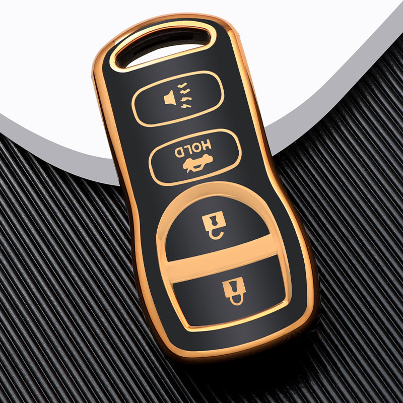 Case for Nissan Armada, Frontier, Murano, Pathfinder, Quest, Titan, Xterra (4 Buttons) - Kapzy