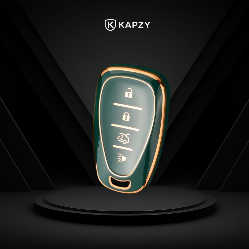 Case for Chevrolet Camaro, Cruze, Malibu, Sonic, Tracker, Equinox 4 Buttons - Kapzy