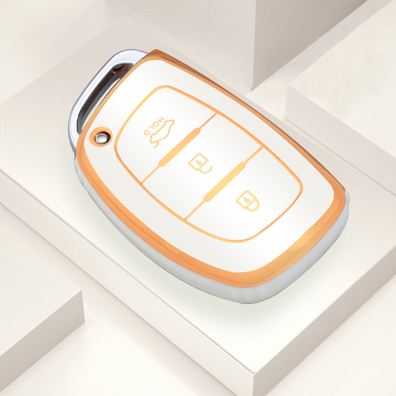 Case for Hyundai Tucson, Sonata, Santa Fe, Elantra, ix35, Hb20 Smart Key - Kapzy