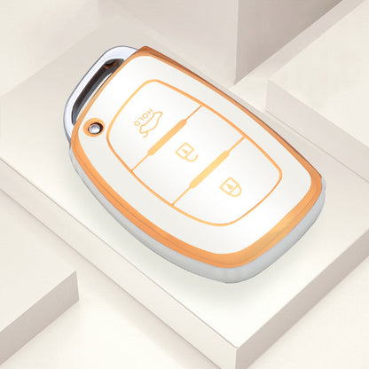 Case for Hyundai Tucson, Sonata, Santa Fe, Elantra, ix35, Hb20 Smart Key - Kapzy