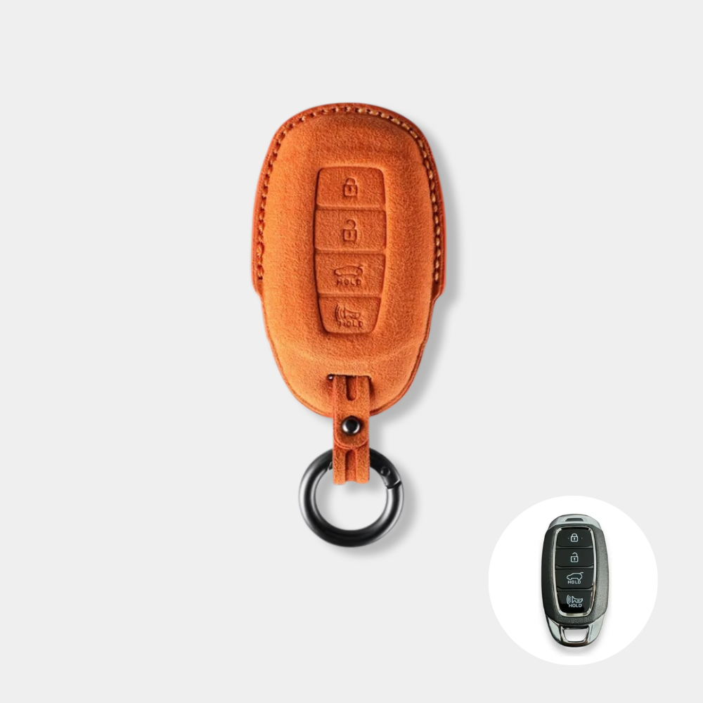 Case Suede Collection for Hyundai Smart Key (4 Buttons) - Kapzy