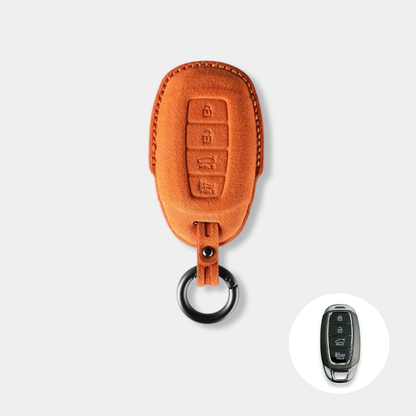 Case Suede Collection for Hyundai Smart Key (4 Buttons) - Kapzy