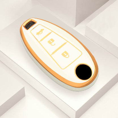 Case for Suzuki Swift, Ignis, Baleno, Vitara, Celerio, Jimny, Alto, Splash, XL7, SX4, Kizashi (Trunk Button) - Kapzy