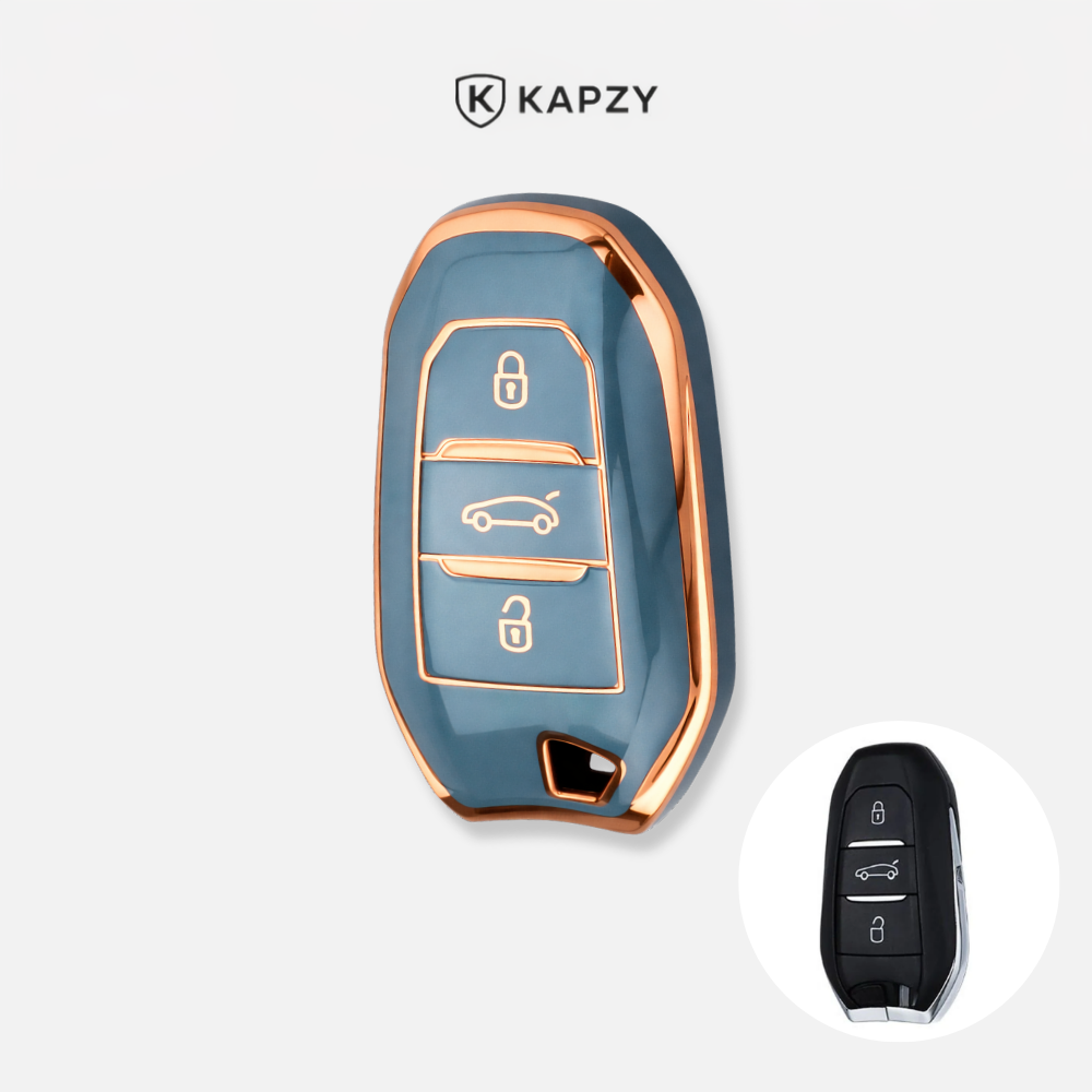 Case for Citroën e Peugeot Smart Key (Trunk Button) - Kapzy