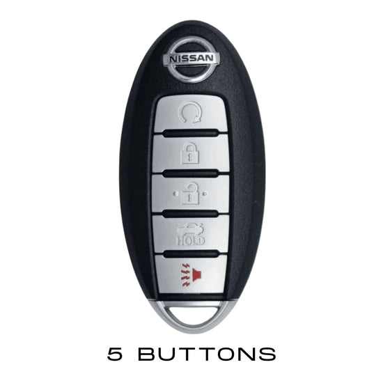 Case for Nissan Rouge, Maxima, Altima, Sentra Smart Key (5 Buttons) - Kapzy