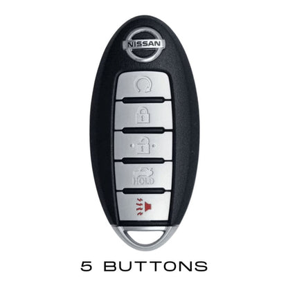 Case for Nissan Rouge, Maxima, Altima, Sentra Smart Key (5 Buttons) - Kapzy