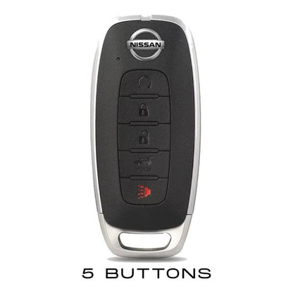 Case for Nissan Versa, X-Trail T33, Serena, Rouge, Kicks, Pathfinder, Ariya, Rogue (5 buttons) - Kapzy
