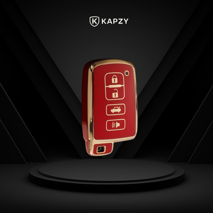 Case for Toyota Corolla, RAV4, SW4, Hilux, 4 Buttons - Kapzy