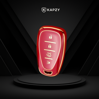 Case for Chevrolet Camaro, Cruze, Malibu, Sonic, Tracker, Equinox 4 Buttons - Kapzy
