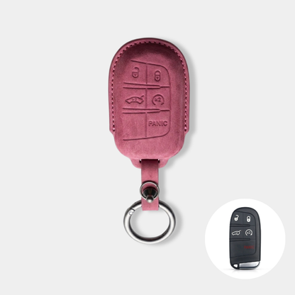 Case Suede Collection for Fiat e Jeep Smart Key 5 Buttons - Kapzy