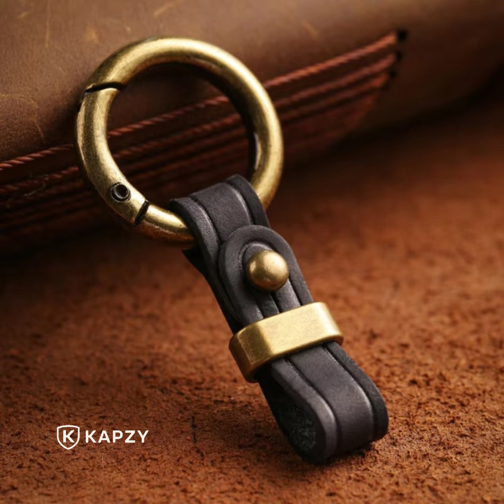 Leather Carabiner Keychain – Kapzy