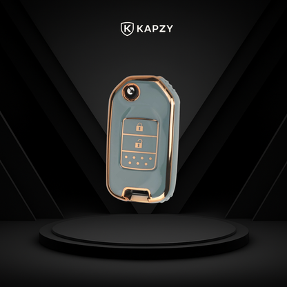 Case for Acura Integra, TLX, ILX, RLX, TSX, RL, CL, TL, Legend, Vigor, NSX, RDX, MDX, ZDX, SLX, EL, CSX, RSX Flip Key 2 Buttons - Kapzy