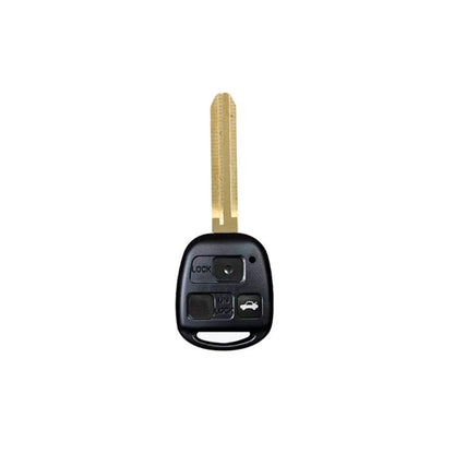 Case for Toyota Land Cruiser, YARIS, CAMRY, RAV4, Corolla, Prado, Tarago, Avensis FJ (3 Buttons) - Kapzy