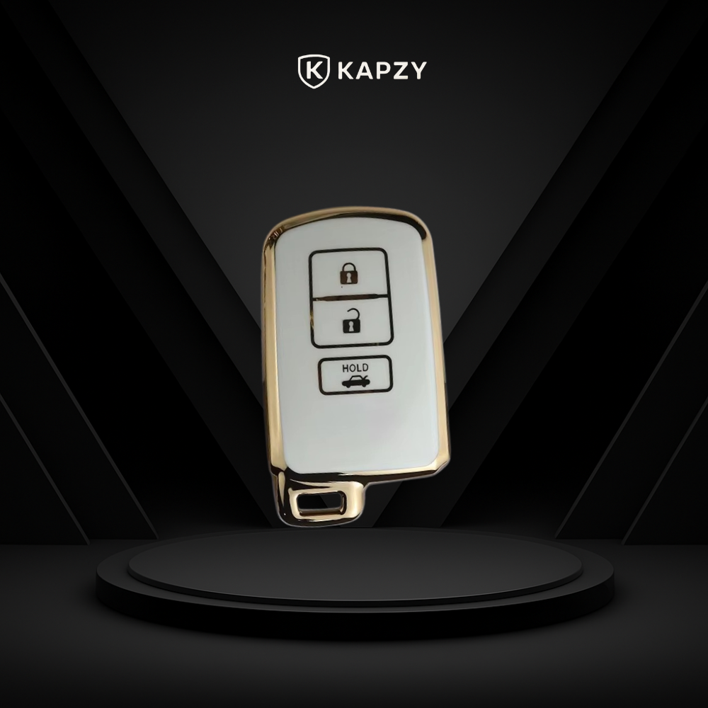 Case for Toyota Corolla, RAV4, SW4, Hilux, 3 Buttons - Kapzy