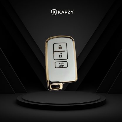 Case for Toyota Corolla, RAV4, SW4, Hilux, 3 Buttons - Kapzy