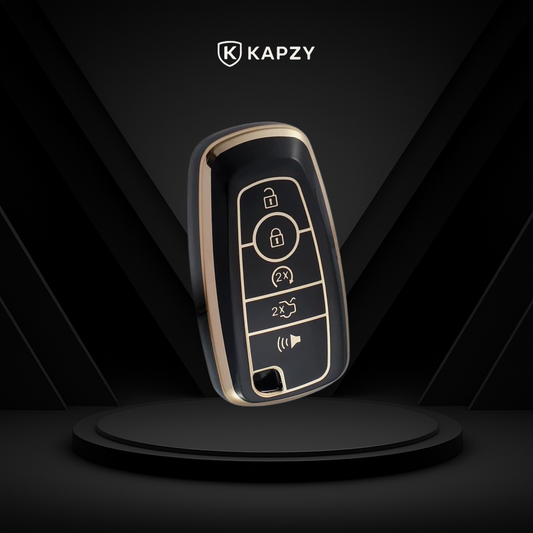 Case for Ford Edge, Focus, Fusion, Mustang, Explorer, Ecosport 5 Buttons - Kapzy