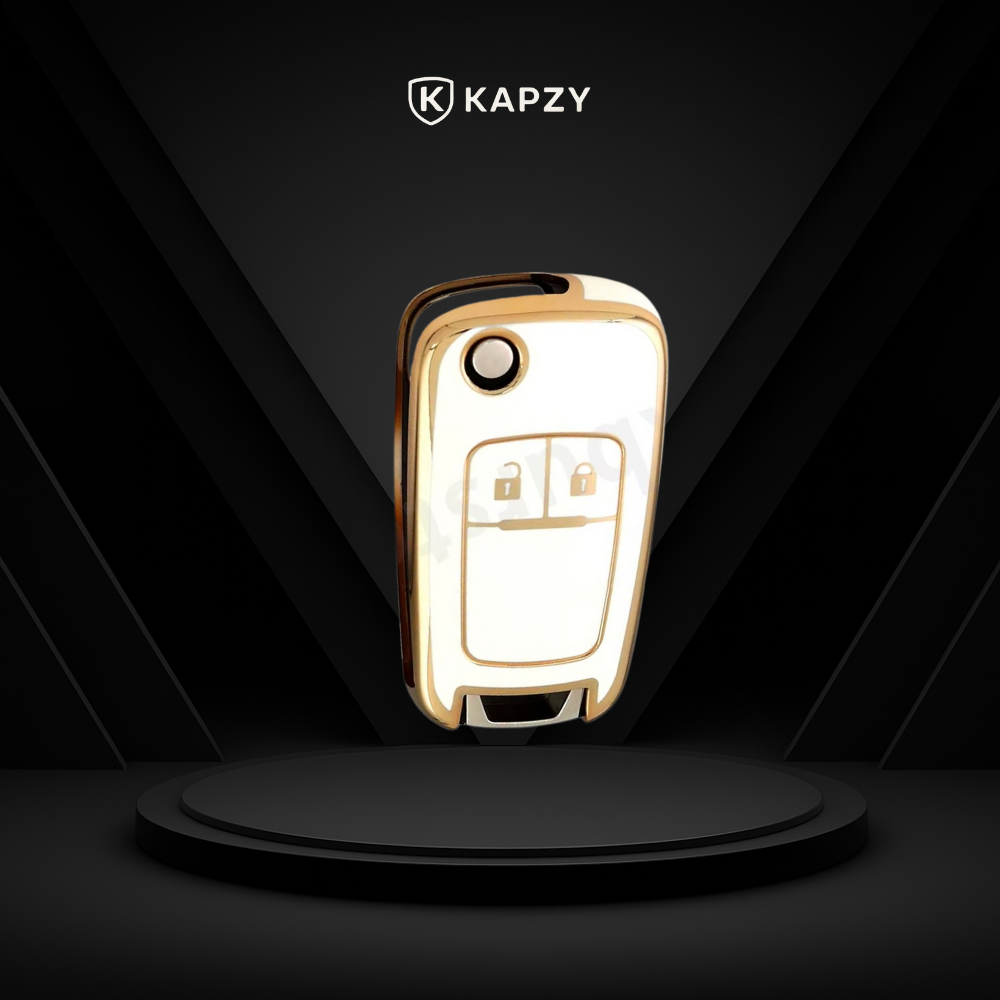 Case for Chevrolet Cruze, Tracker, Onix, S10, Malibu, Captiva, Cobalt, Prisma, Sonic (2 Buttons) - Kapzy