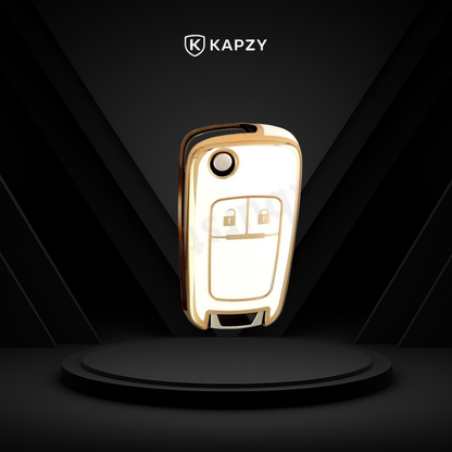 Case for Chevrolet Cruze, Tracker, Onix, S10, Malibu, Captiva, Cobalt, Prisma, Sonic (2 Buttons) - Kapzy