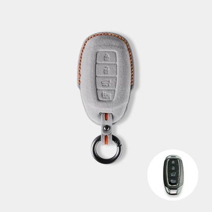 Case Suede Collection for Hyundai Smart Key (4 Buttons) - Kapzy